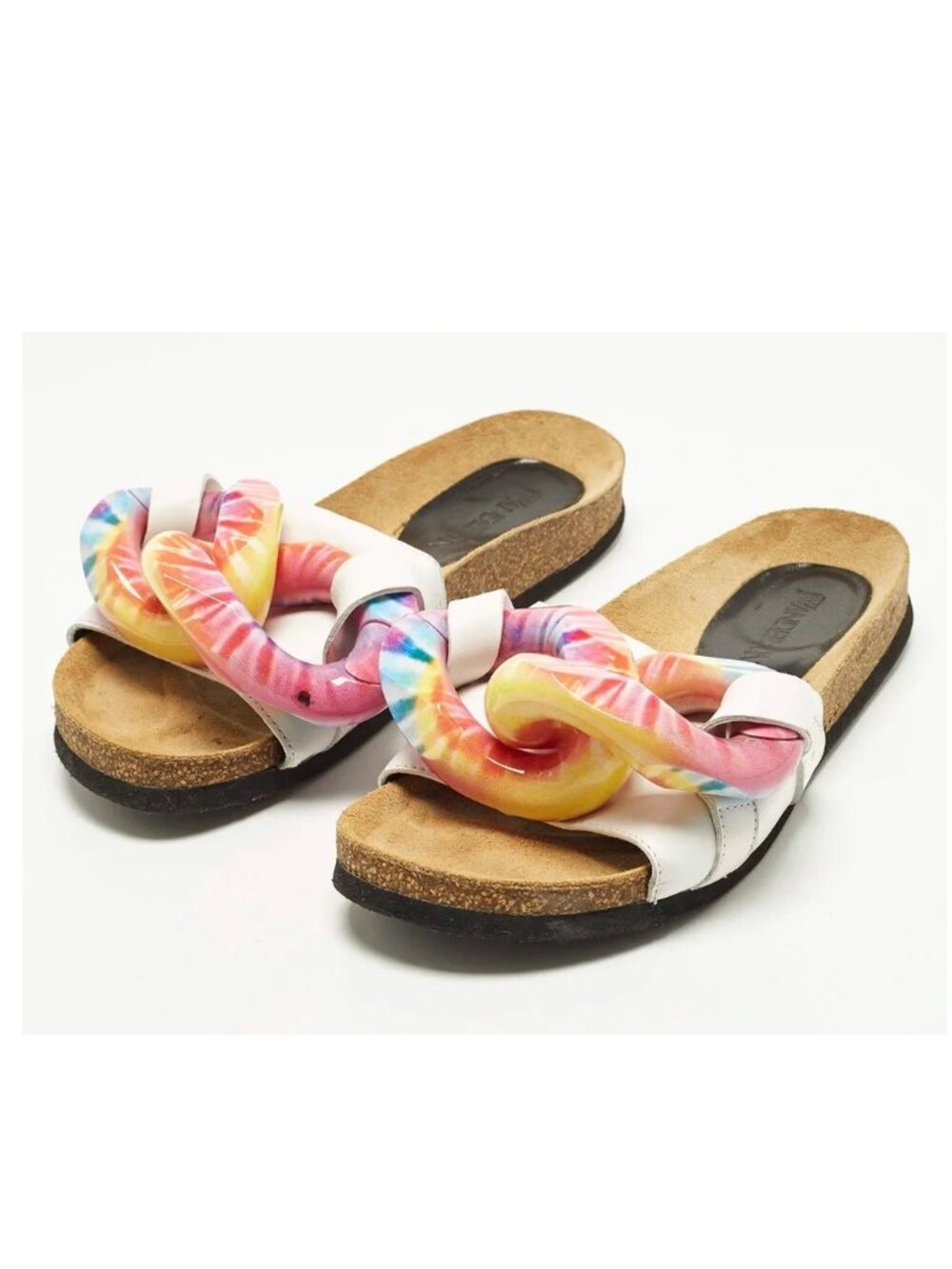 JW Anderson NWOT Chain Leather Sandals Sz 41, 10 US